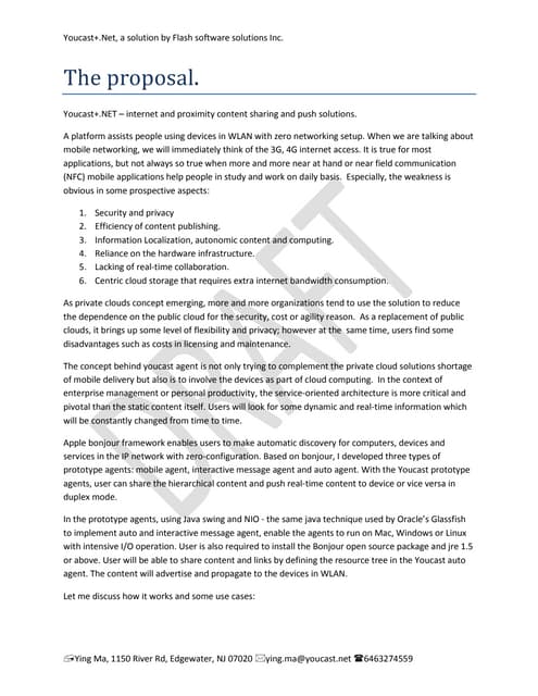 Youcast+ white paper 