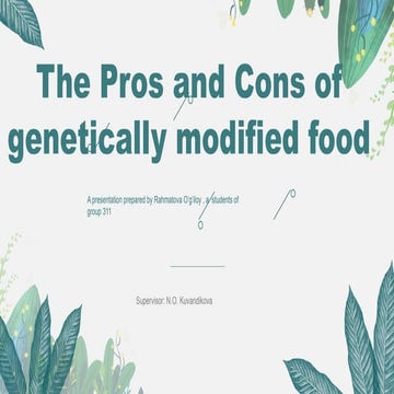 The Pros and Cons of genetically modified food.pptx