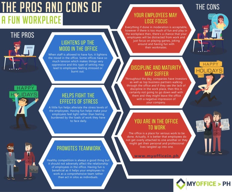 The pros and cons of a fun workplace