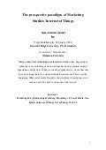 The prospective paradigm of Marketing Studies: Internet of Things