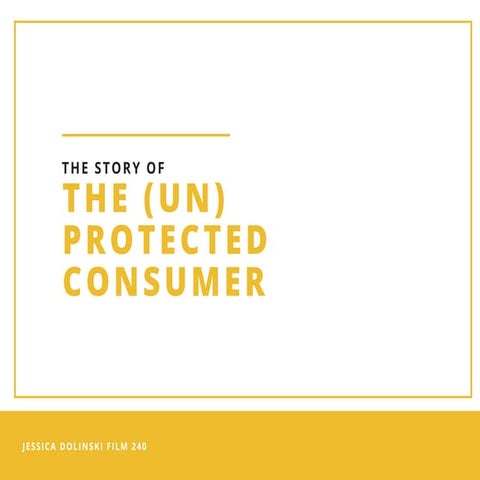The (Un)protected Consumer