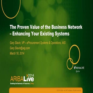 The Proven Value of the Business Network – Enhancing Your Existing Systems