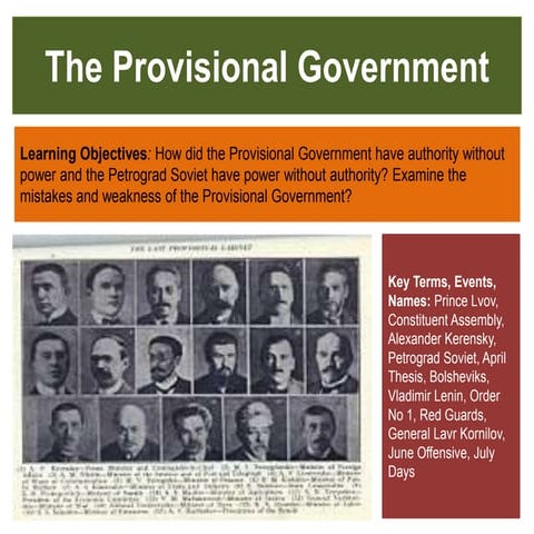 The Provisional Government