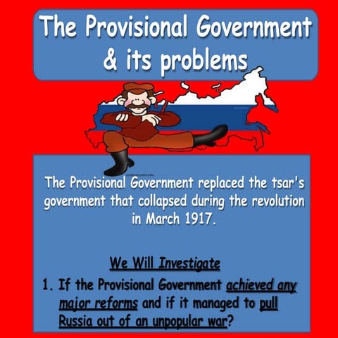 The Provisional Government 