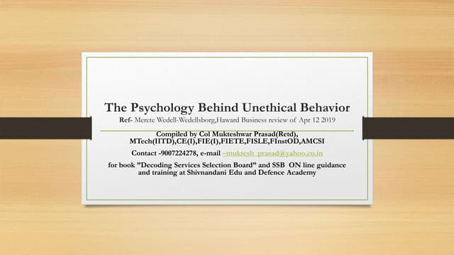 The Psychology Behind Unethical Behavior 2.0.pptx