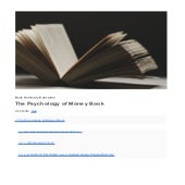 The Psychology of Money Book.pdf