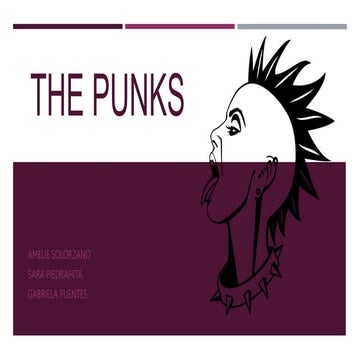 La Cultura Punk presentacion para clase 2024 | PPTX