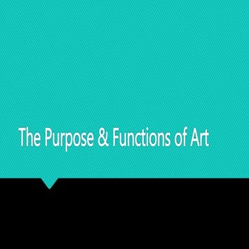 Art 100- Purpose and Function of Art 
