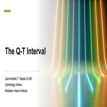 The q t interval