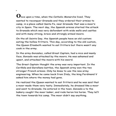 The queen's fritters