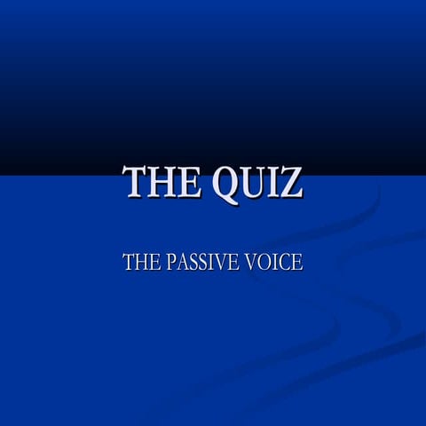 The quiz by nikhil y blanco