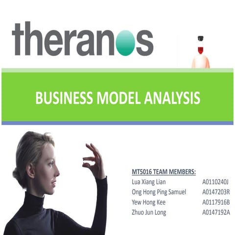 Theranos Biz Model