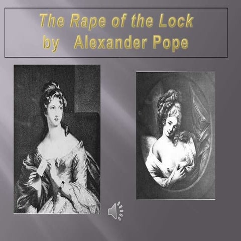 The rape of the lock