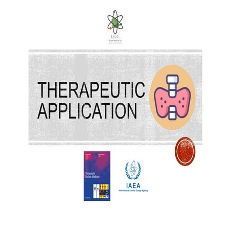 Therapeutic application