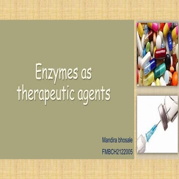 Therapeutic enzymes working 
