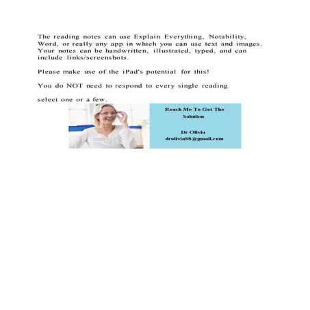 The reading notes can use Explain Everything, Notability, Word, or r | DOCX