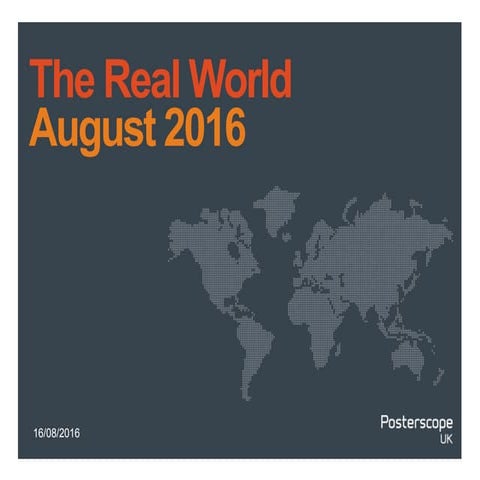 The Real World August 2016