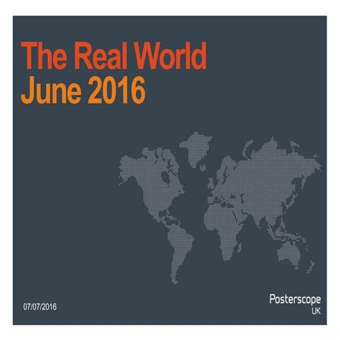 The Real World June 2016