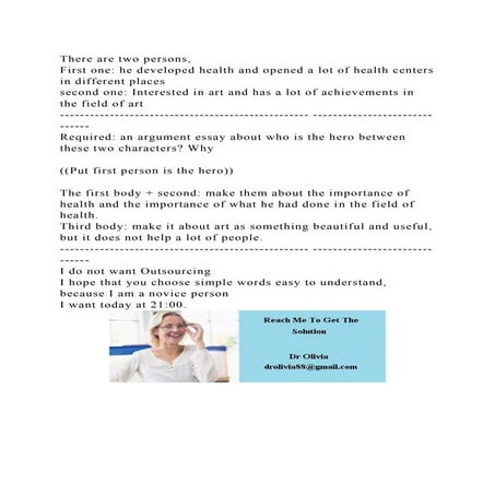 There are two persons,First one he developed health and opened a .docx