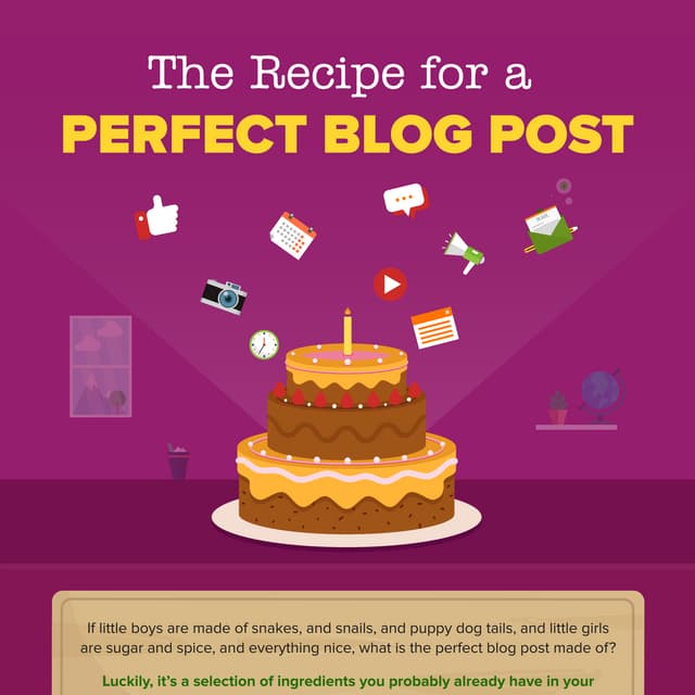 The recipe for a perfect blog post