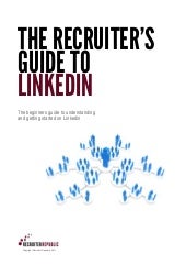 The recruiters guide to linkedin - ...