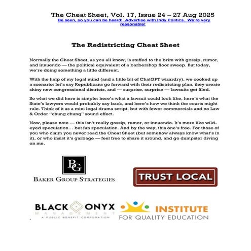 ]A Little Legal Fan Fiction For Your Reading Pleasure