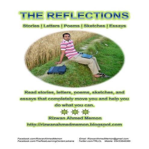 The reflections author rizwan ahmed memon trlcl rizwanahmedmemon ...