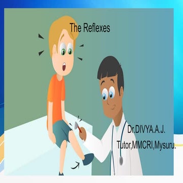 The reflexes -Practicals