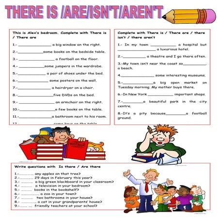  There is-are_isnt_arent