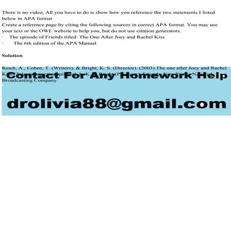 There is no video, All you have to do is show how you reference the .pdf