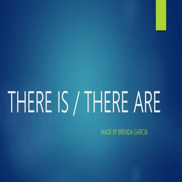 There is_There are