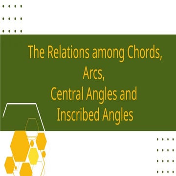 Mathematics 10 The Relations among Chords, Arcs,.pptx