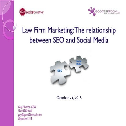 Law Firm Marketing: The Relationship Between SEO and Social Media