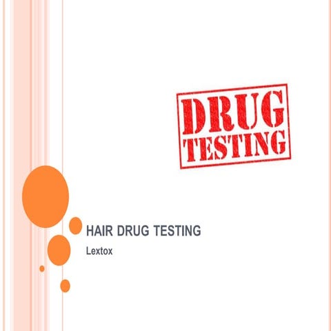 Hair drug testing