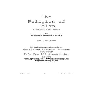 The Religion of Islam (A standard b...