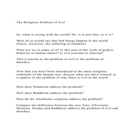 English Presentation The problem of evil.pptx