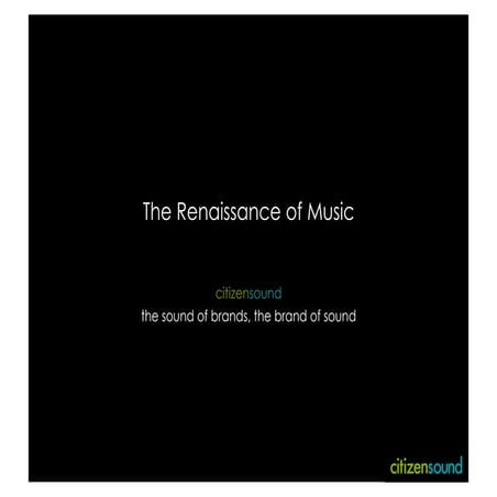 The Renaissance Of Music