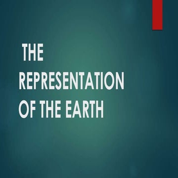 The representation of the earth