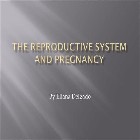 The reproductive system and pregnancy