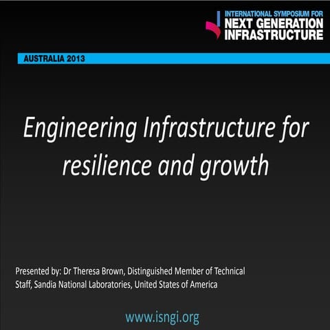A Conceptual Framework of Critical Infrastructure Resilience | PDF