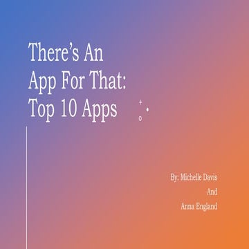 There's an app for that