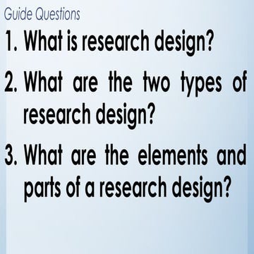 The Research Design - Inquiries, Investigations, and Immersion