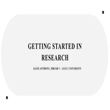 Comprehensive Guide to Starting and Excelling in Research | PPTX