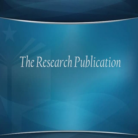 The Research Publication