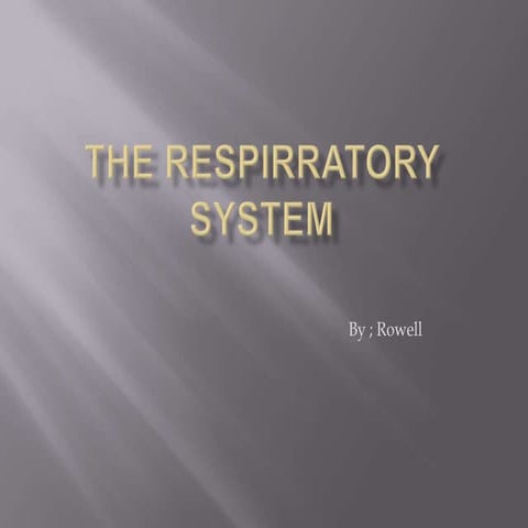 rowell resperatory powerpiont 