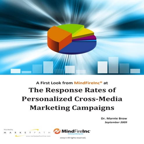 The Response Rates of Personalized Cross-Media Marketing Campaigns