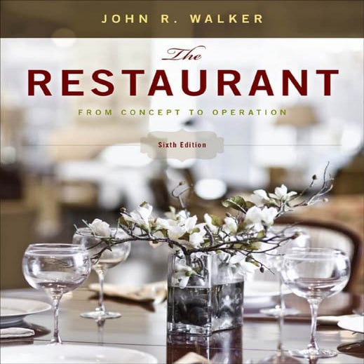 The restaurant  from concept to operation 6th - walker
