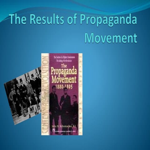 The results of propaganda movement