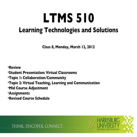 LTMS 510 Class 8