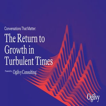 The Return to Growth in Turbulent Times